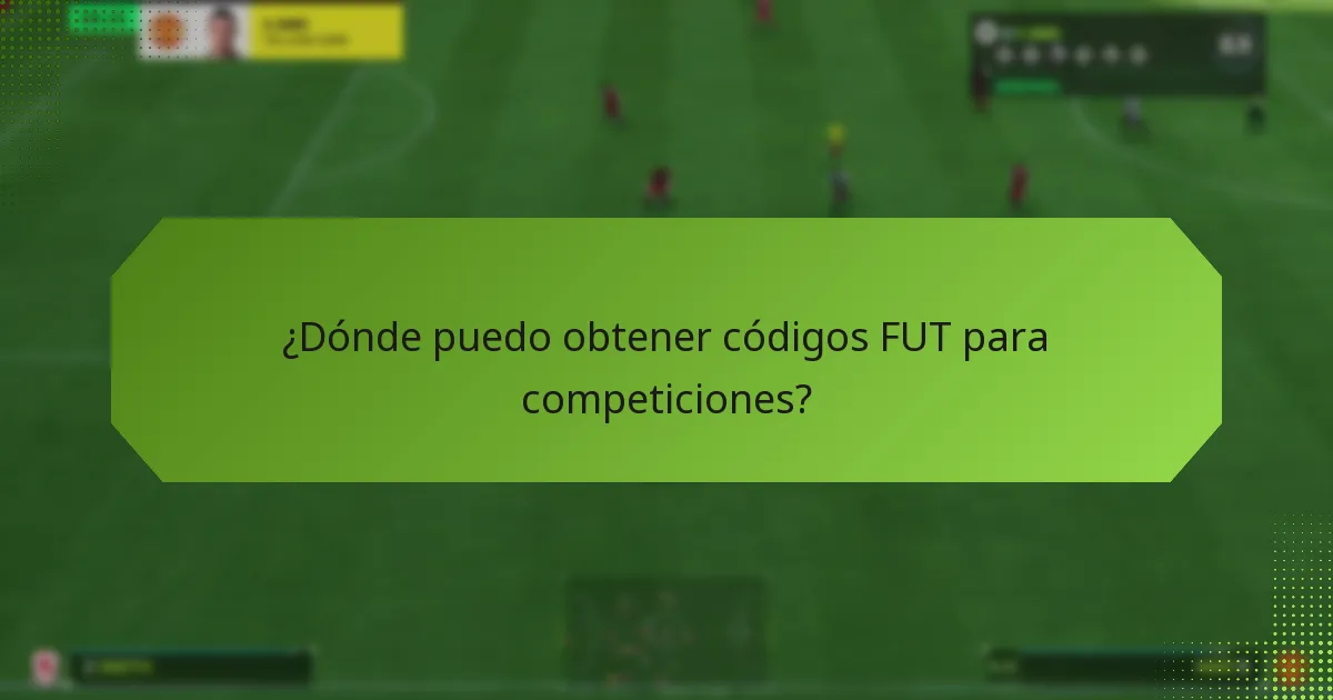 ¿Cuáles son los requisitos para participar en competiciones de códigos FUT?